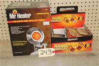 hand warmers and Mr heater