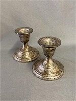 (2) Fisher Sterling Weighted Candlesticks