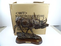NWTF "Royal Performance" Bronze Elk Statue in Box