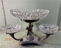MENESES ORFEBRES LARGE SILVERPLATE EPERGNE