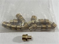 (16) New PEX .75in. Brass Adapters