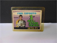 1972 Phil Esposito All Star Hockey Card