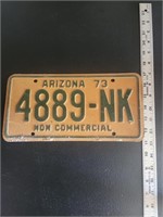 1973 Arizona license plate
