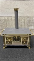 Vintage German Doll House Stove 5" X 7"