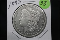 1893-P Morgan Silver Dollar *Key Date