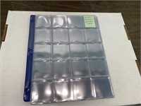 NEW - 20 Pocket 2x2 coin sheets, 10 pages