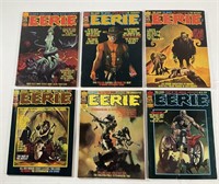 Warren Eerie Mag Lot Nos.60-65 1974-75 1st Ext.