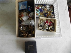 Lot of Jewelry - some clip on earrings, Etc.