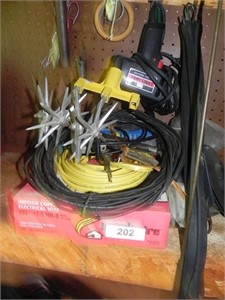 Electrical Wire, Craftsman Electric Drill, Etc.