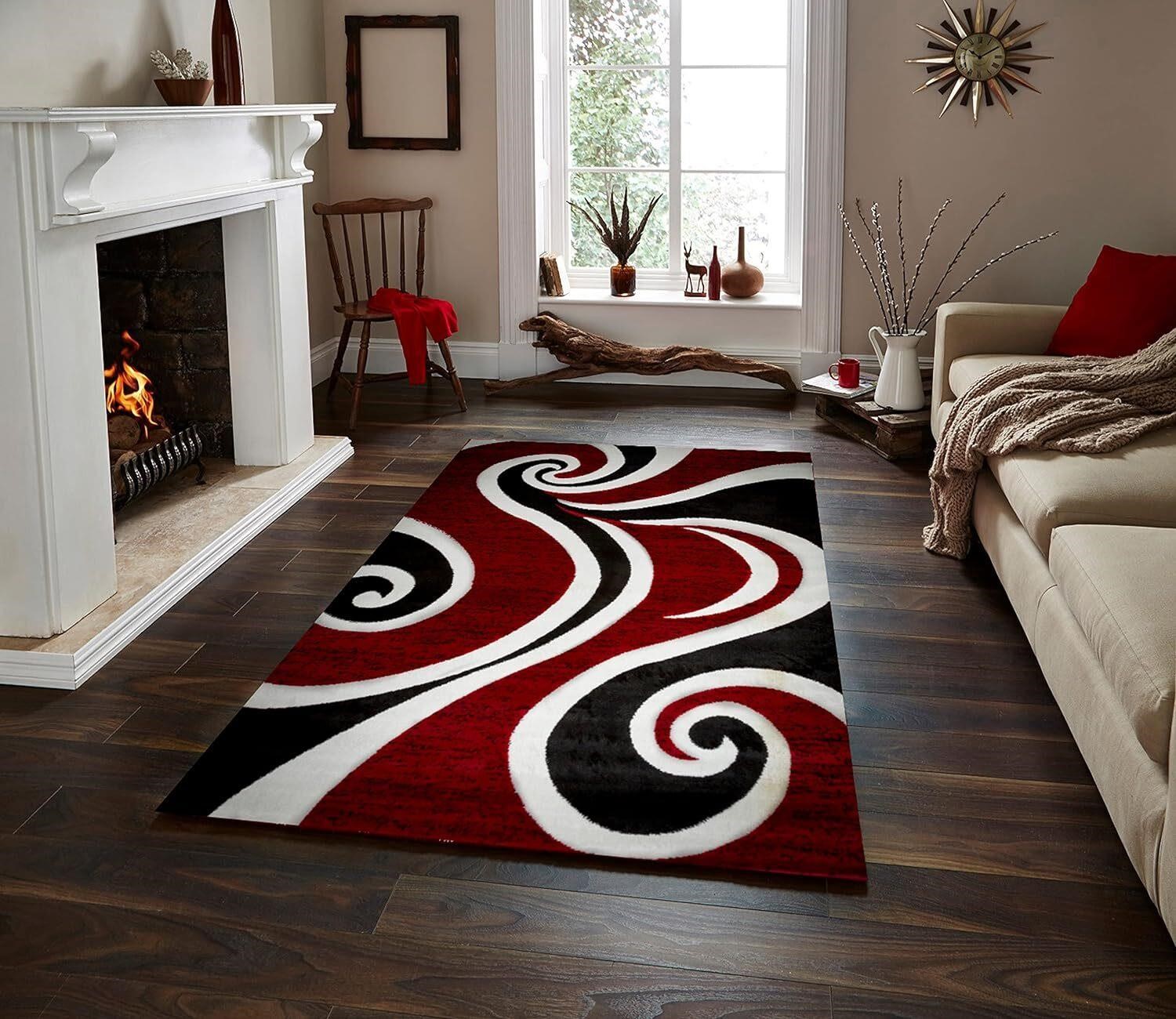 Msrugs Area Rugs  8x10 Frize Collection Modern.