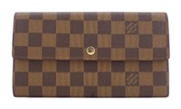 Louis Vuitton Damier Folded Long Wallet