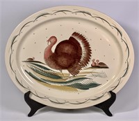 Oval turkey platter, Crown Works Burstein, England