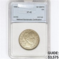 1896-O Barber Dollar NNC XF40