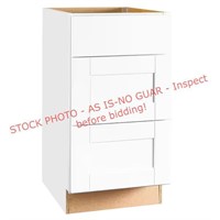 H.Bl 3-Drawer Base Cabinet, 18x24x34.5