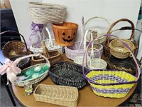 Baskets, Easter, Halloween, various designs