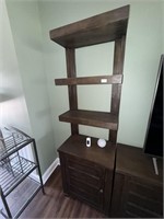 WOODEN SHELF UNIT