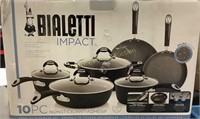 Bialetti 10 Pc Nonstick Cookware Set $199 Retail