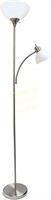 Floor Lamp With Reading Light  LF2000-BSN