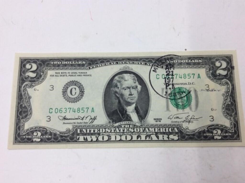 1976 American $2 Bill