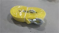 5T 30-FT Tow Strap w/ Hooks