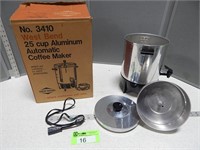 "West Bend" 25 cup coffee maker