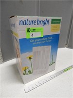 "Nature Bright" bright light therapy lamp