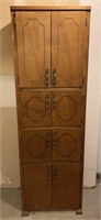 Mid Century 8 Door Storage Cabinet