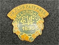 Sterling Gold Plated JR. Club Past Pres. Florida 1