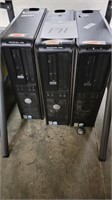 Lot of (3) Dell Model Optiplex 745 Desktops with N
