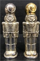 1994 GODINGER SILVER TOY SOLDIERS SALT AND PEPPER