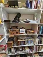 6 Tier Shelf Full Of Books/ Advertisers/ Etc.