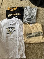 PITTSBURGH PENGUIN 4 SHIRTS XL