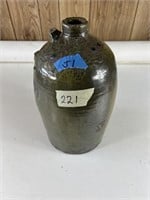 Stoneware jug, broken handle
