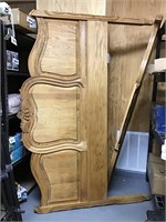 Wooden King Size Sleigh Bed