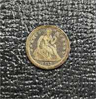 1842 US Seated Liberty Dime