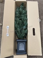 Faux Christmas tree in box