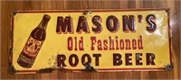 Mason‘s Old Fashioned Root Beer sign --12x30