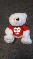 New love you this much teddy bear 7.5 in sitting