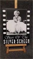 Vintage black and white films shot stars of the