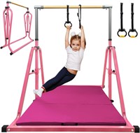 3'-5' Adjustable Gymnastics Bar  Rosepink
