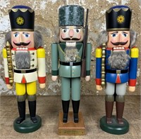 Three German Nutcrackers