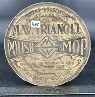 MW TRIANGLE Polish Mop Antique Tin