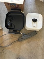 Rival Electric Chicken fryer and power strip