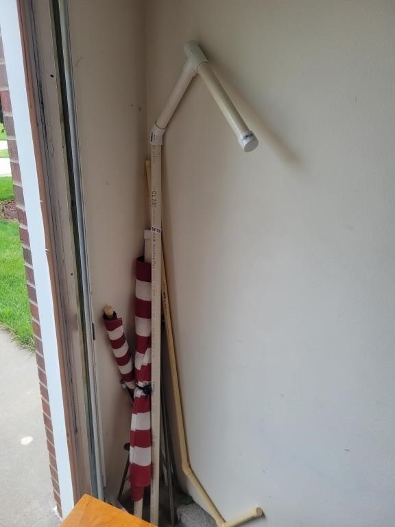 PVC Flag Holder, Flags, Threaded Rod