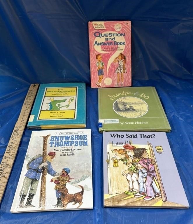 5 Assorted Vtg. Children's Books