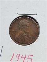 Higher Grade 1945 Wheat Penny