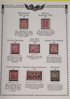 1930-1931 United States Stamps Sheet