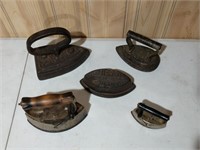 Antique Cast Iron Irons