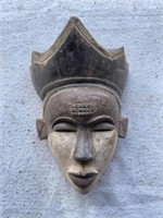 African Wood Carved Tribal Mask