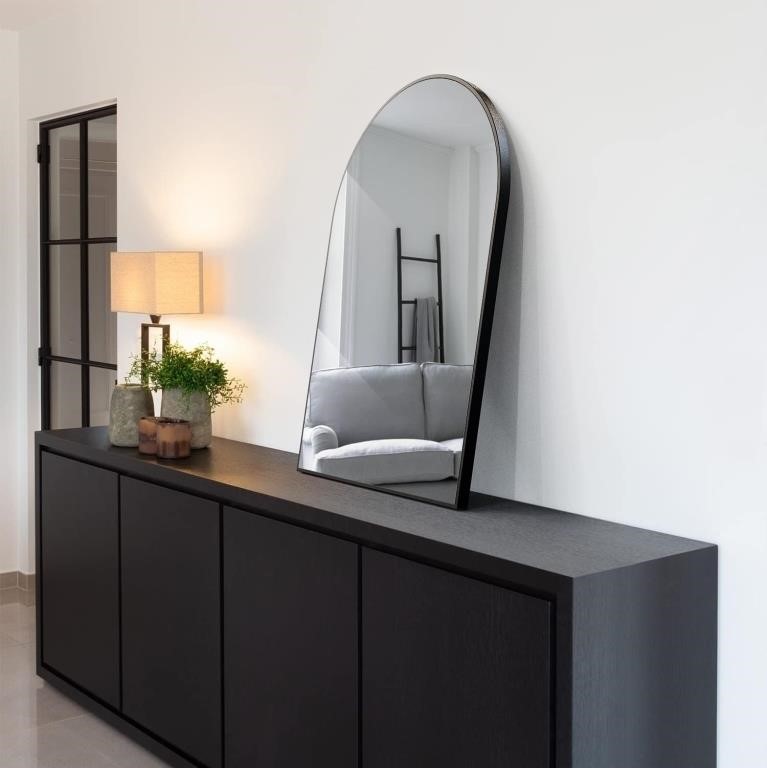 BeautyPeek 24x36 Arch Bathroom Mirror MSRP 82.99
